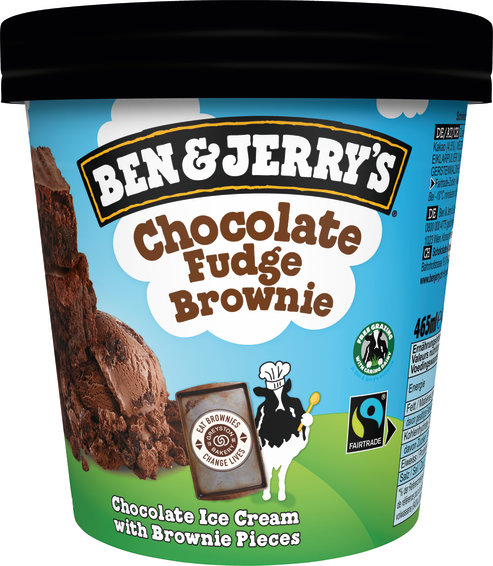 ben & jerry's chocolate fudge brownie 485ml