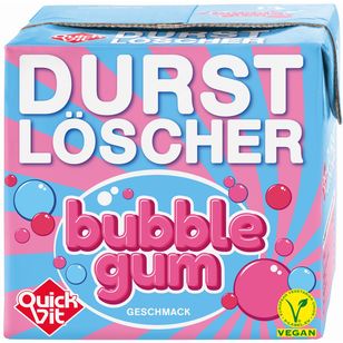 quickvit durstlöscher eistee bubble gum